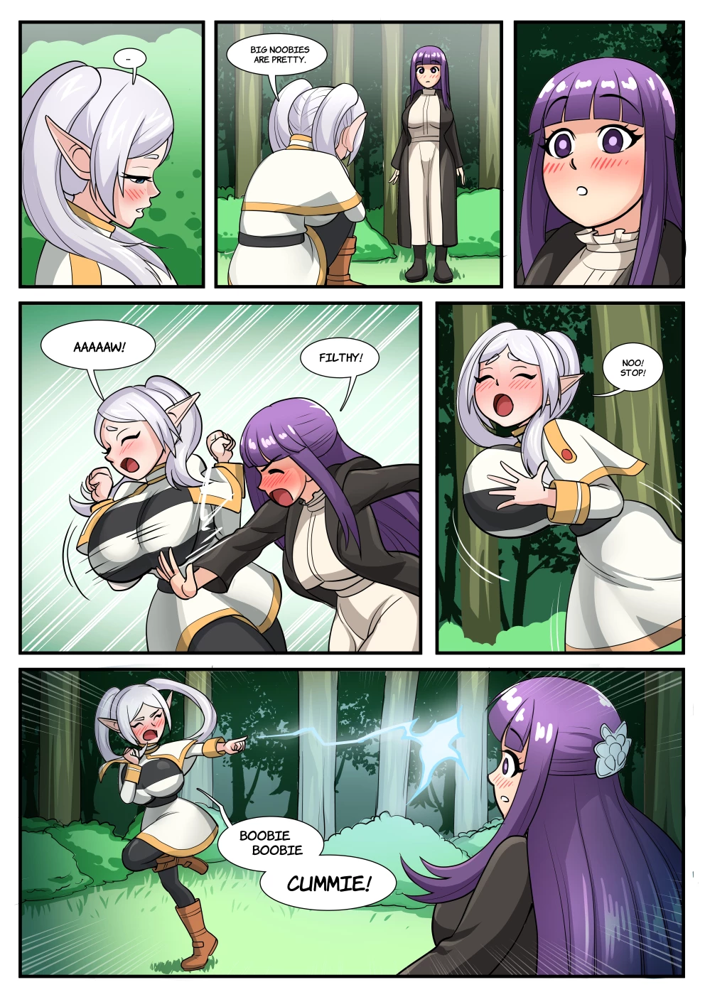 Frieren's New Lewd Spell porn comic picture 7