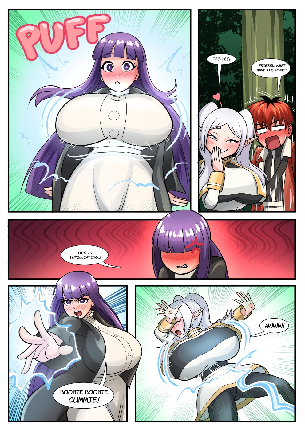 Frieren's New Lewd Spell porn comic picture 8