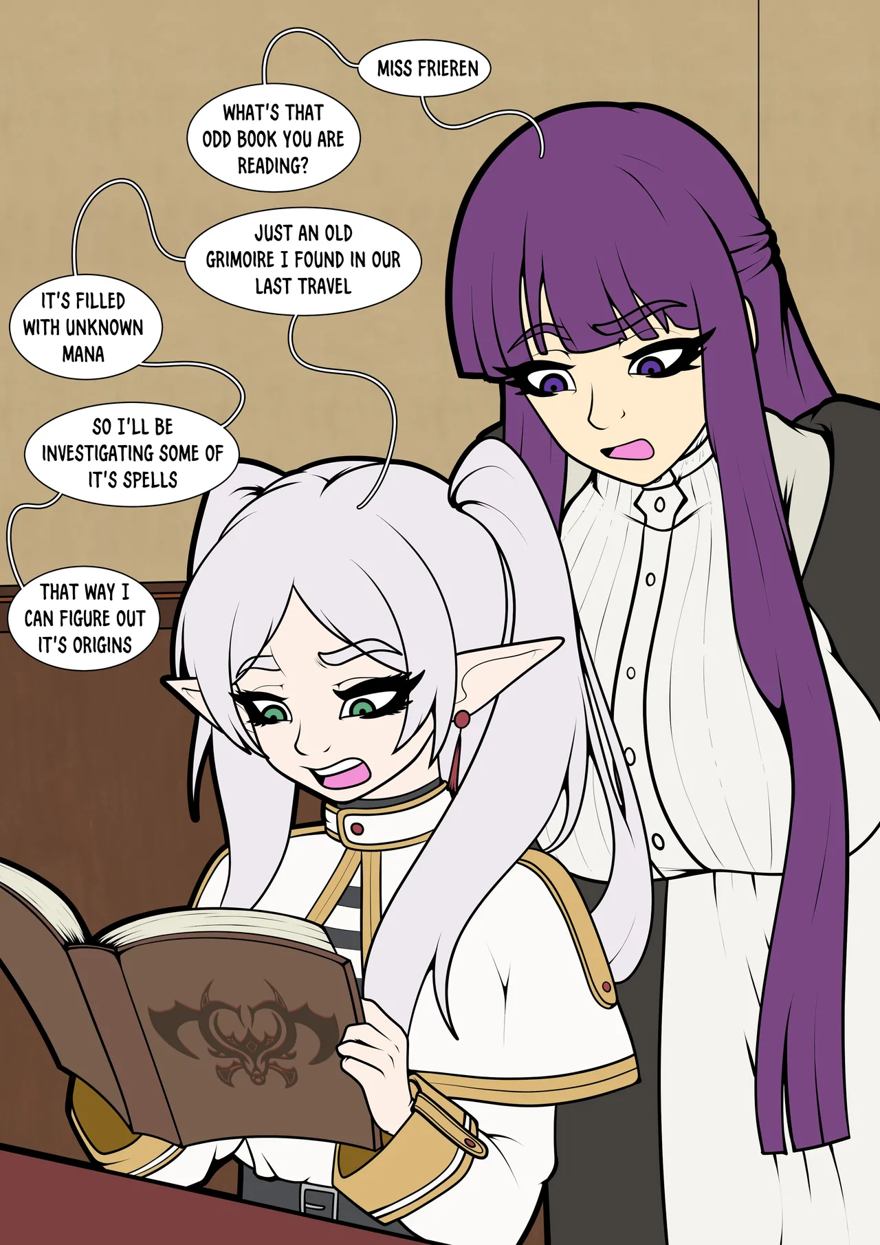 Frieren's spell porn comic picture 1