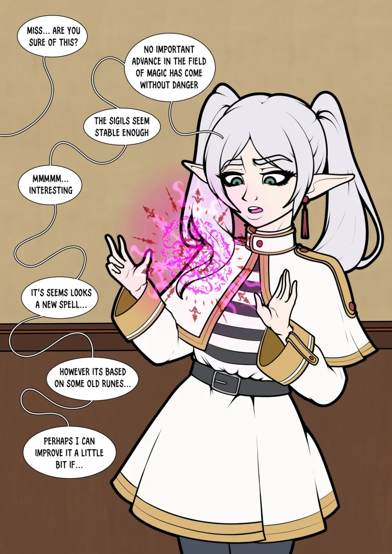 Frieren's spell porn comic picture 2