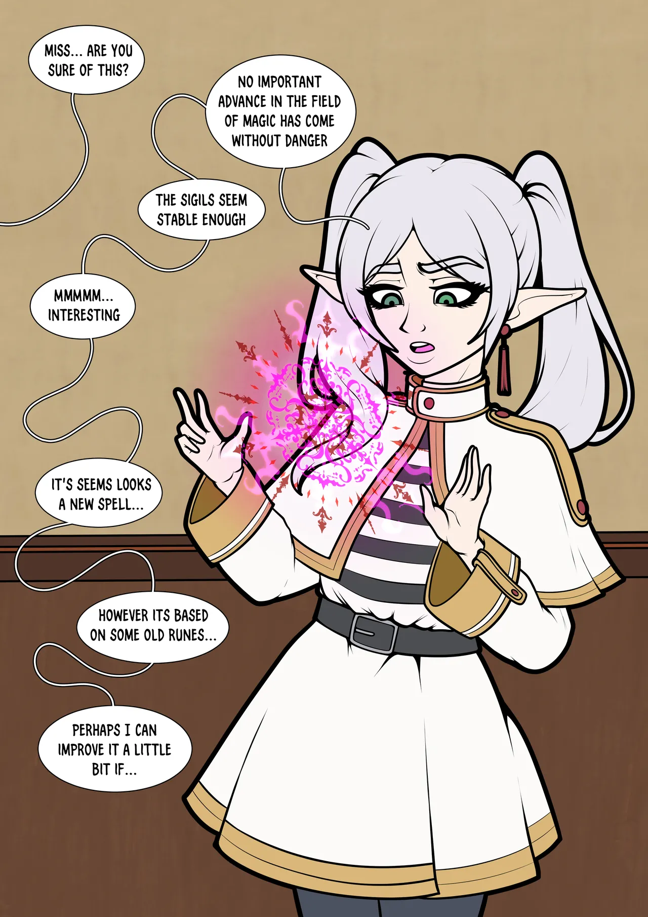 Frieren's spell porn comic picture 2