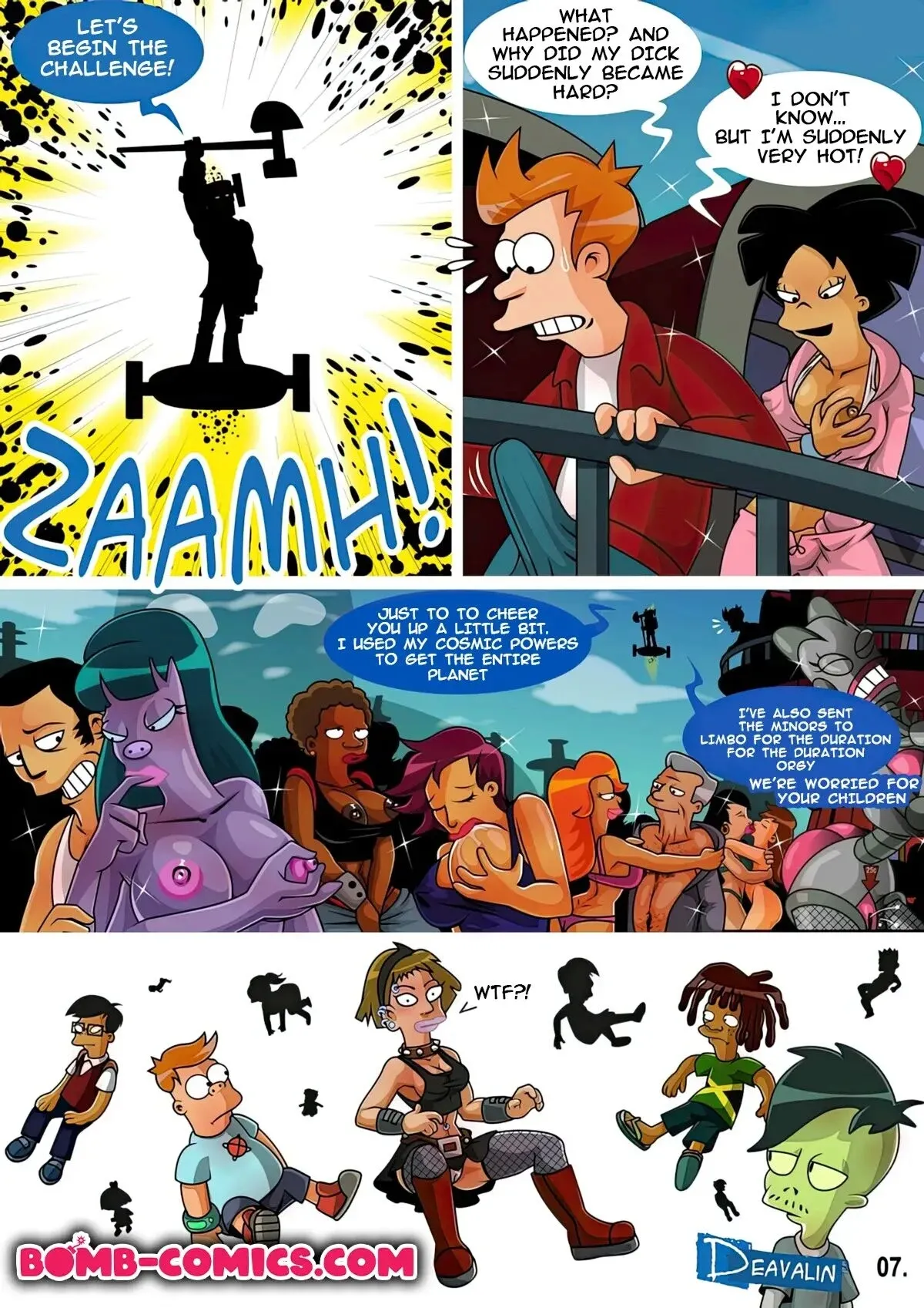 Fuckturama - Orgy To Save The Earth porn comic picture 8