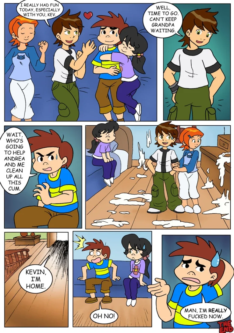 Fun at Kevin's porn comic picture 8