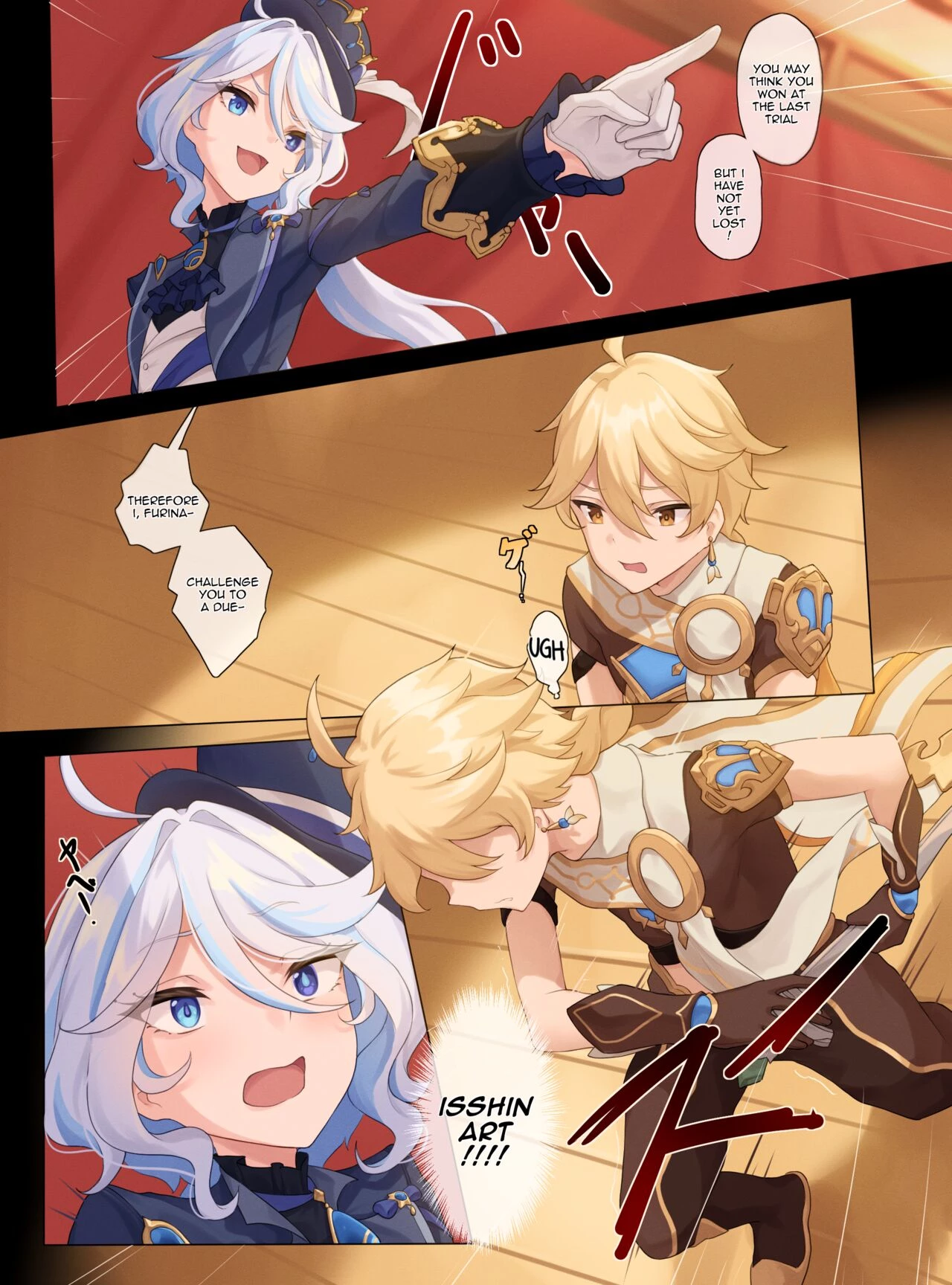 Furina's Challenge porn comic picture 4