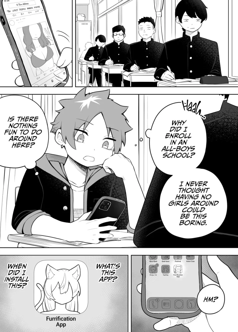 Furrification App | Kemokko-ka Appli porn comic picture 3