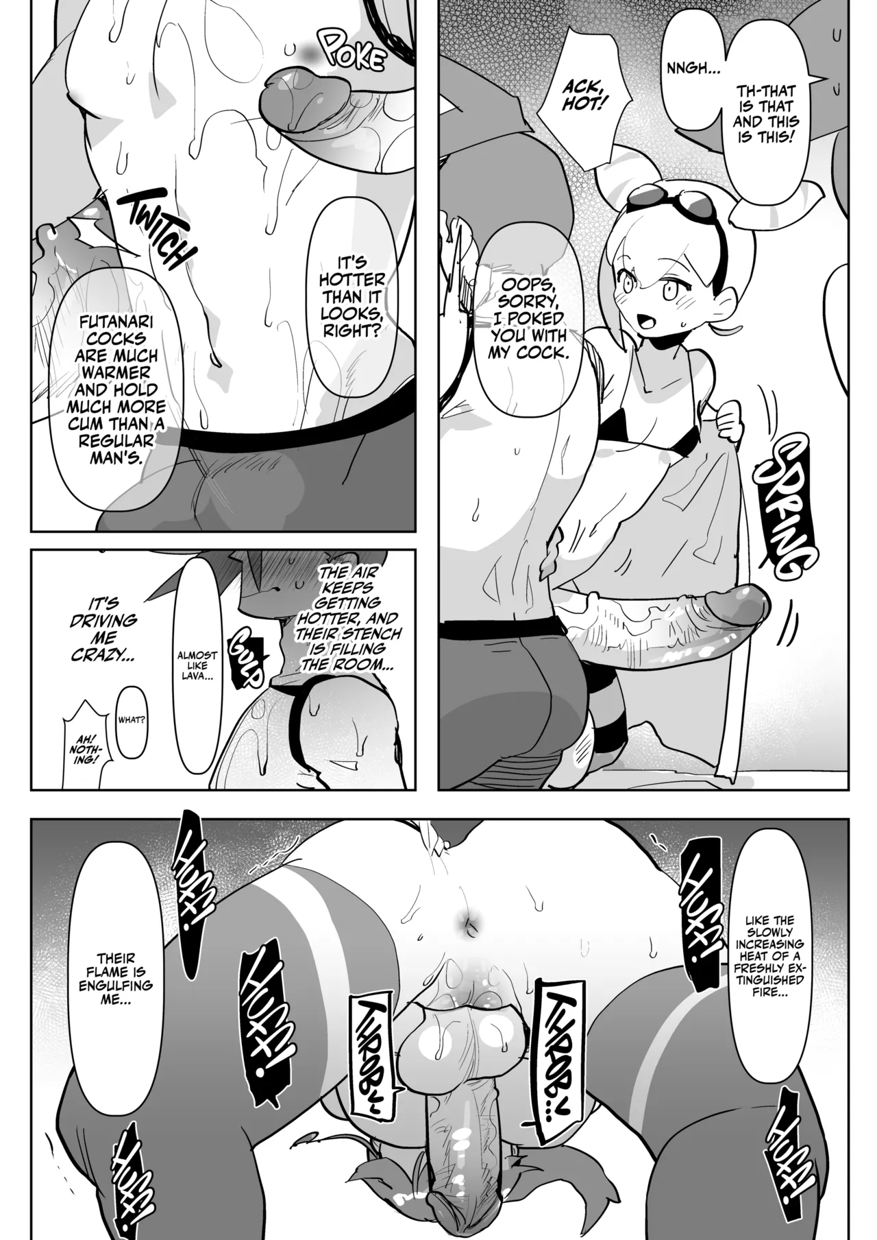 Futa Extinguisher | Futanari x Otoko no Hon porn comic picture 10