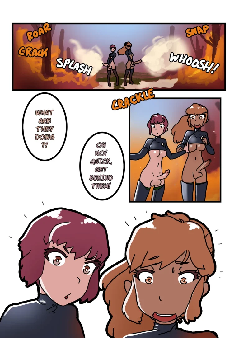 Futa FireFighters 3: Futa Inferno porn comic picture 12