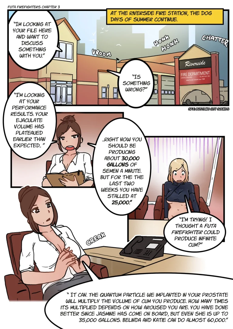 Futa FireFighters 3: Futa Inferno porn comic picture 2