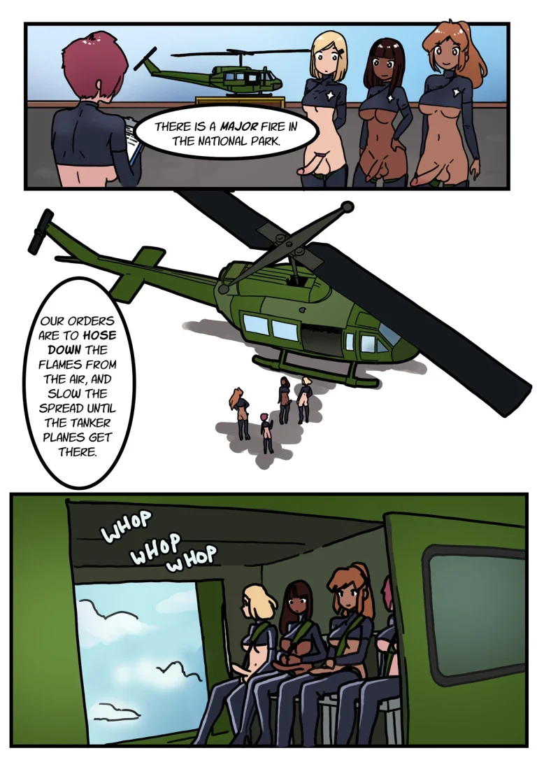 Futa FireFighters 3: Futa Inferno porn comic picture 6