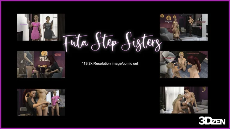 Futa Step Sisters 1 - Futa Twins porn comic picture 2