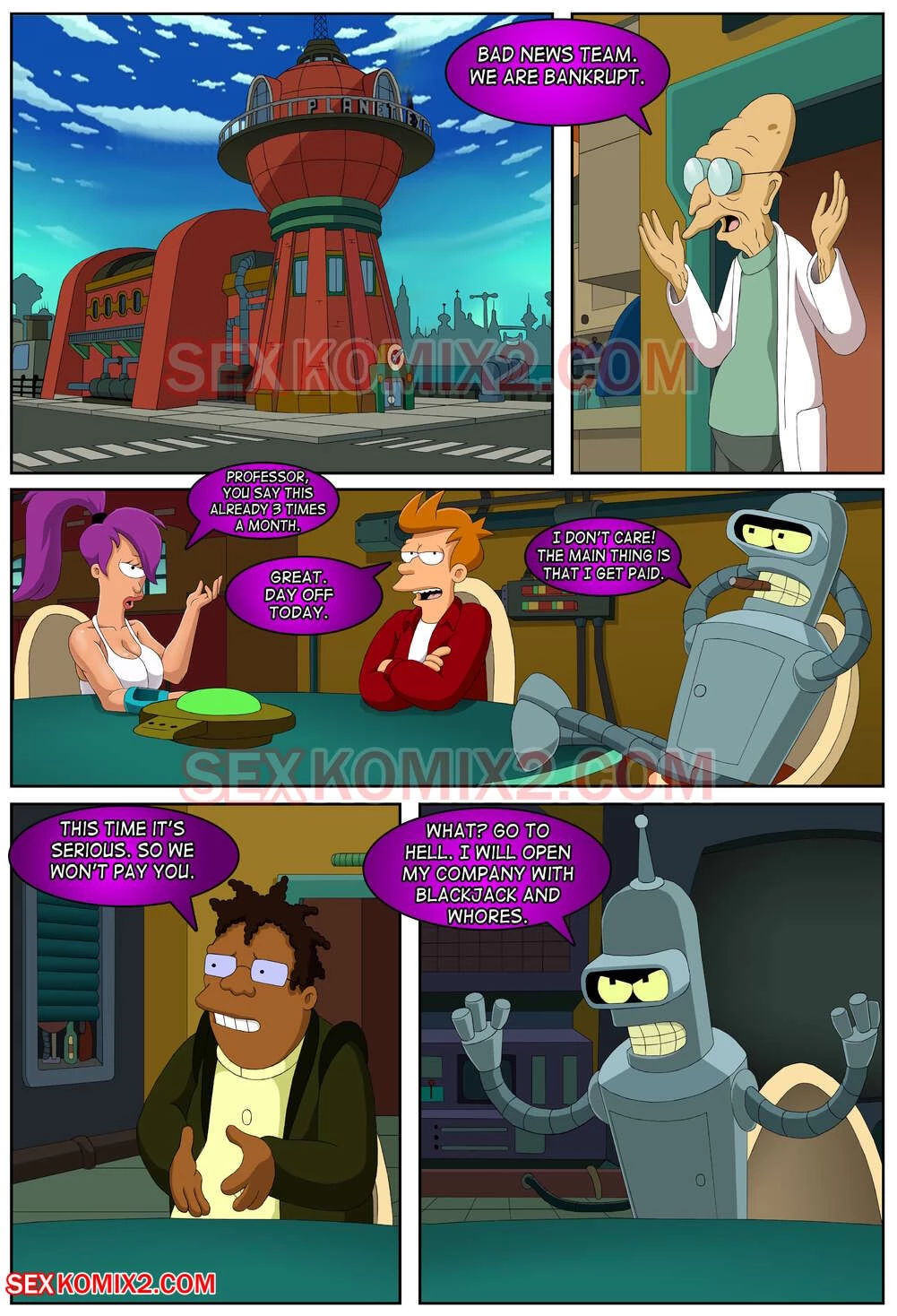 Futurama: Interplanetary Sex porn comic picture 2