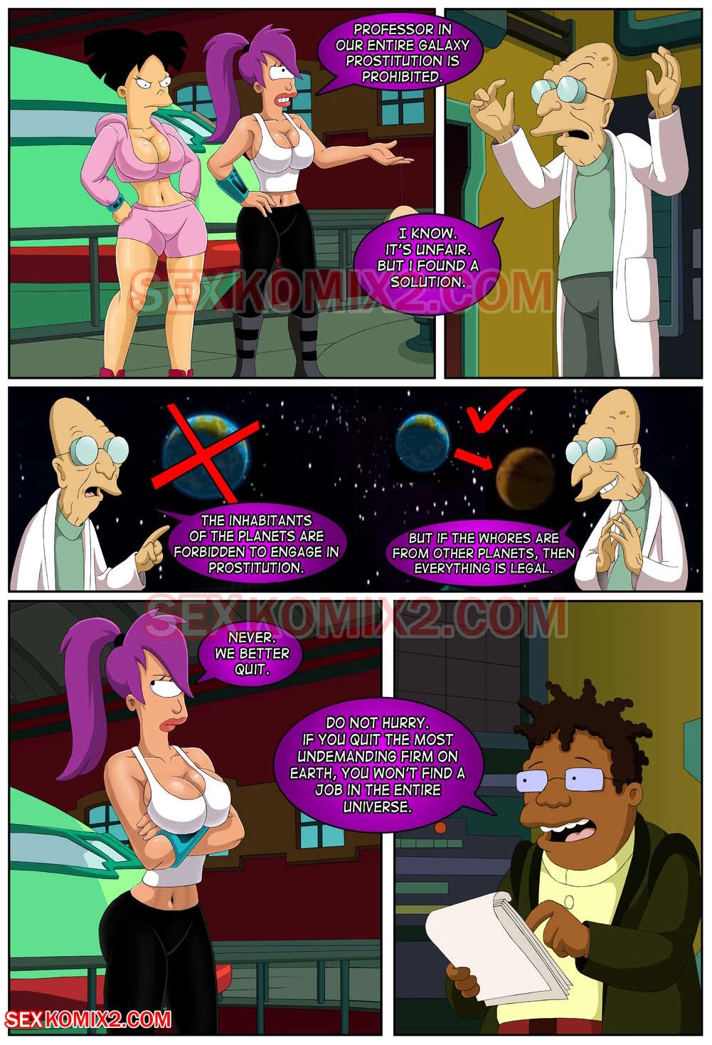 Futurama: Interplanetary Sex porn comic picture 4