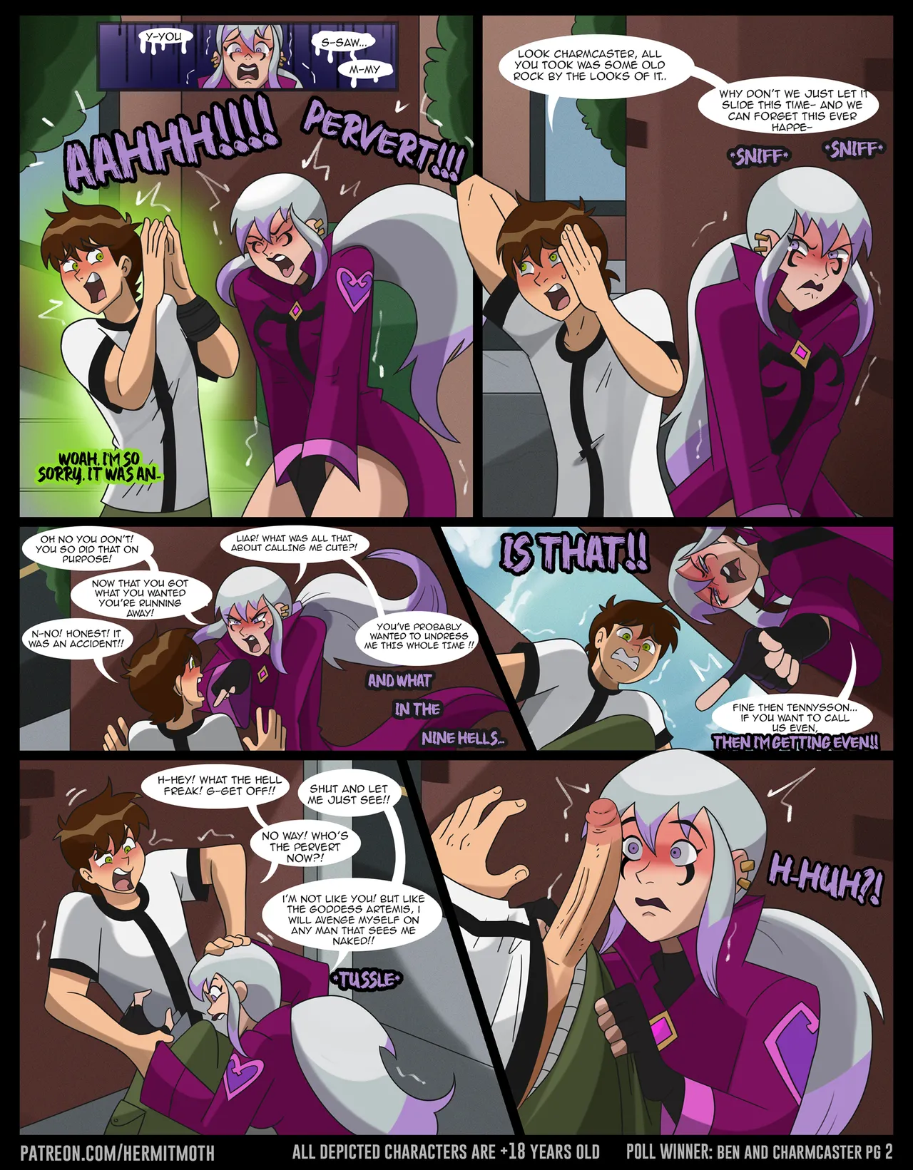 Future Ben 18 Vs CharmCaster: Magical Pacts porn comic picture 2