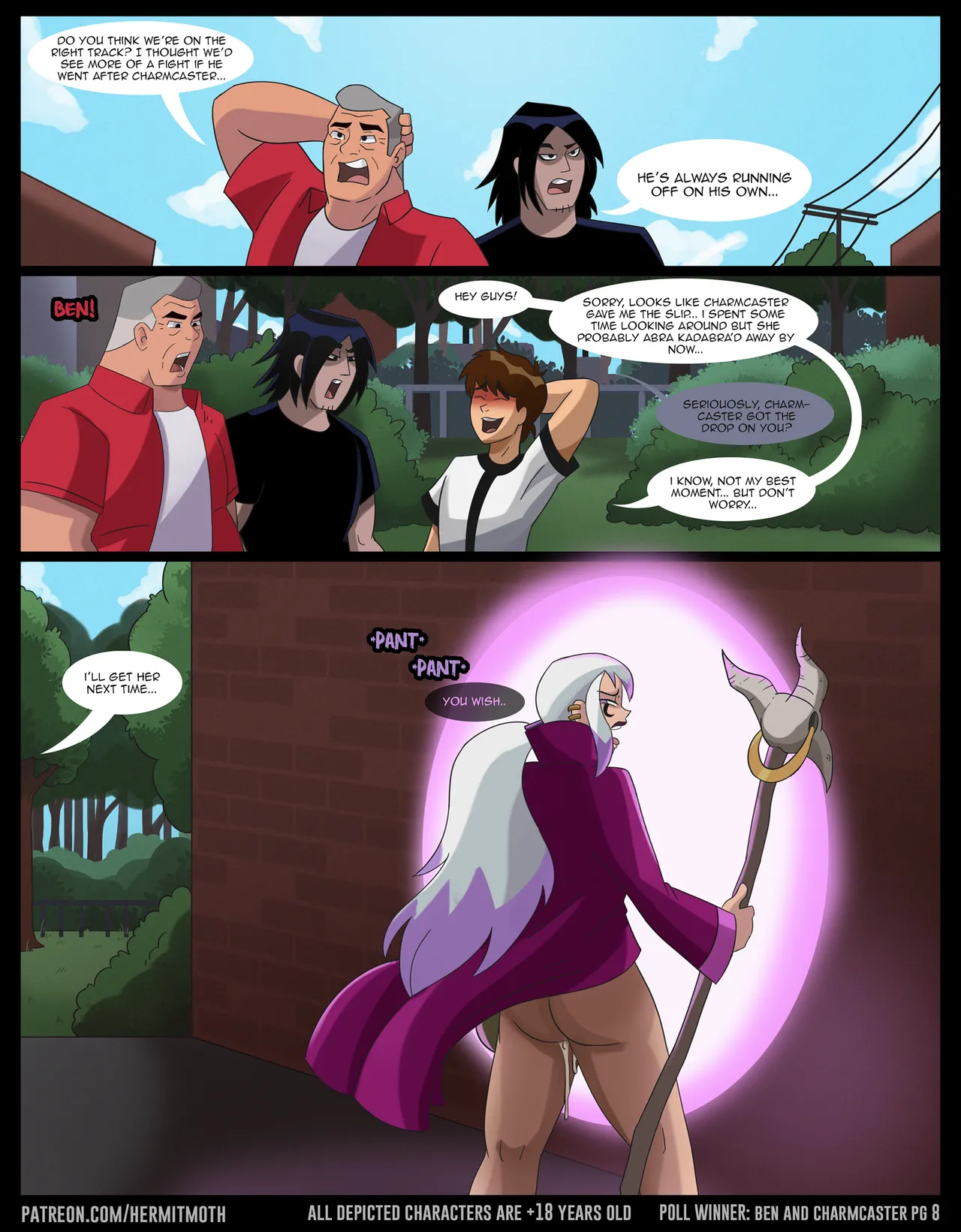 Future Ben 18 Vs CharmCaster: Magical Pacts porn comic picture 8