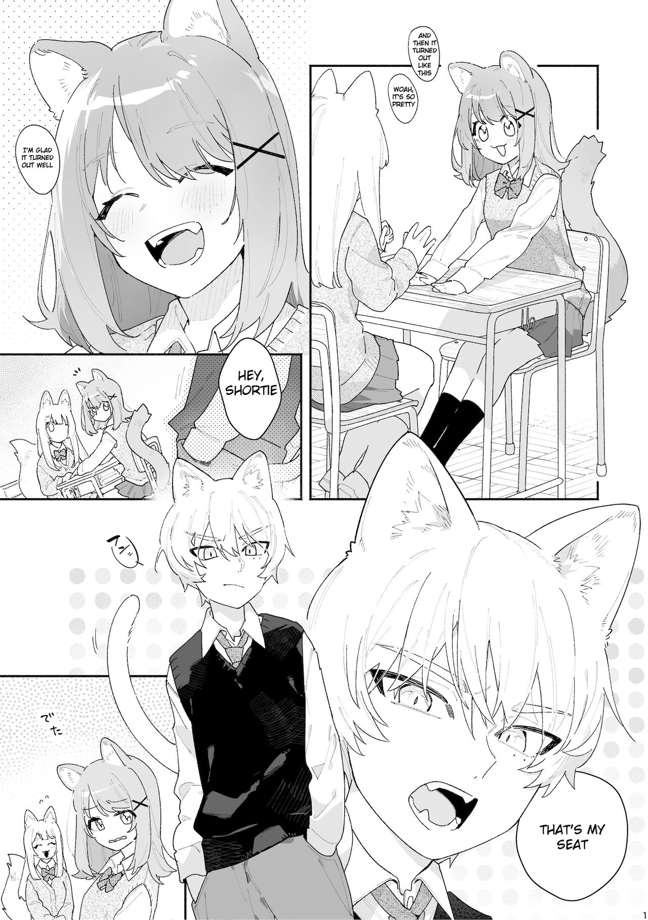 Ga Uke. Neko-chan x Neko-kun porn comic picture 2