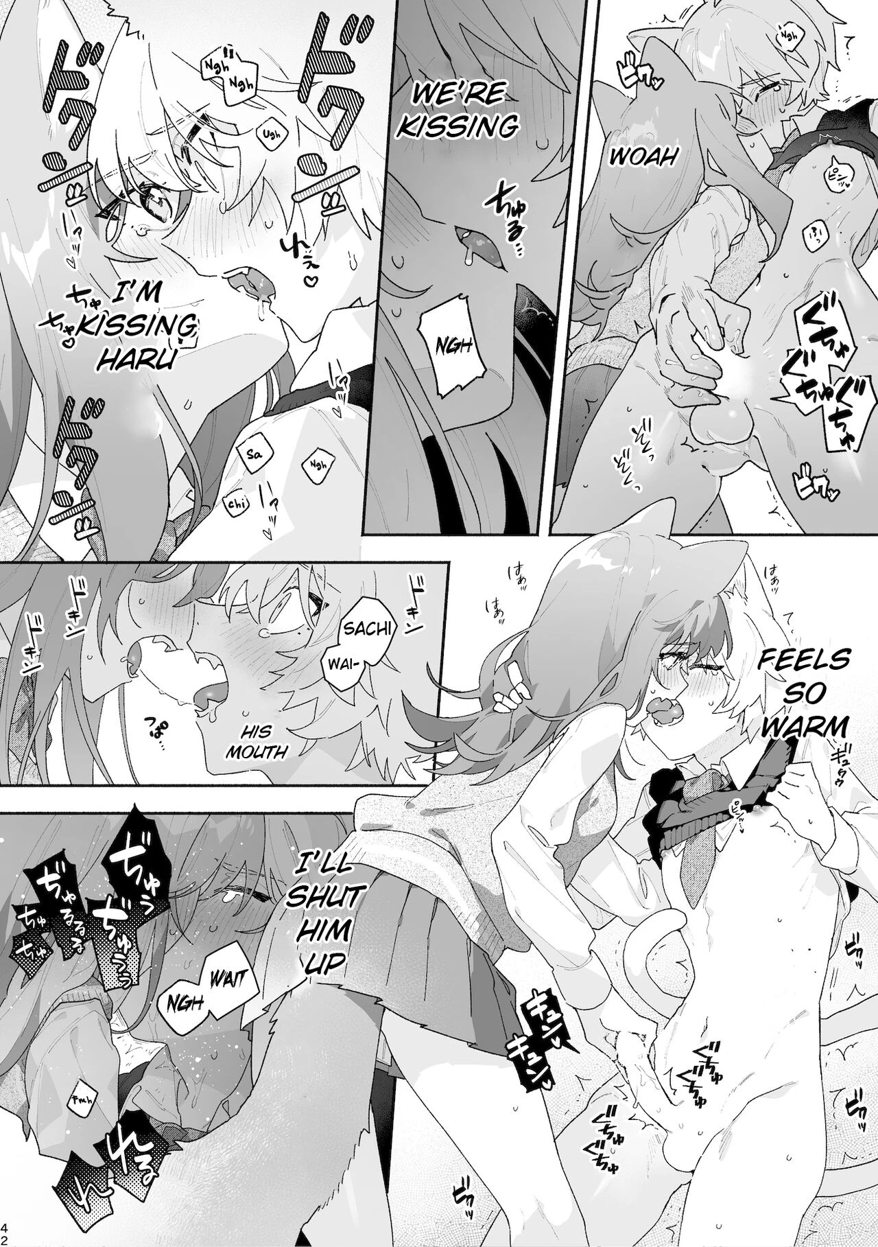 Ga Uke. Neko-chan x Neko-kun porn comic picture 43