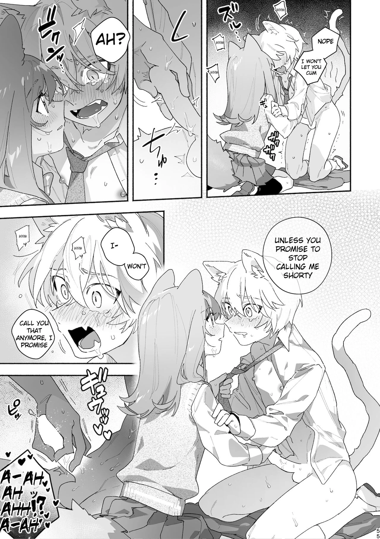 Ga Uke. Neko-chan x Neko-kun porn comic picture 56
