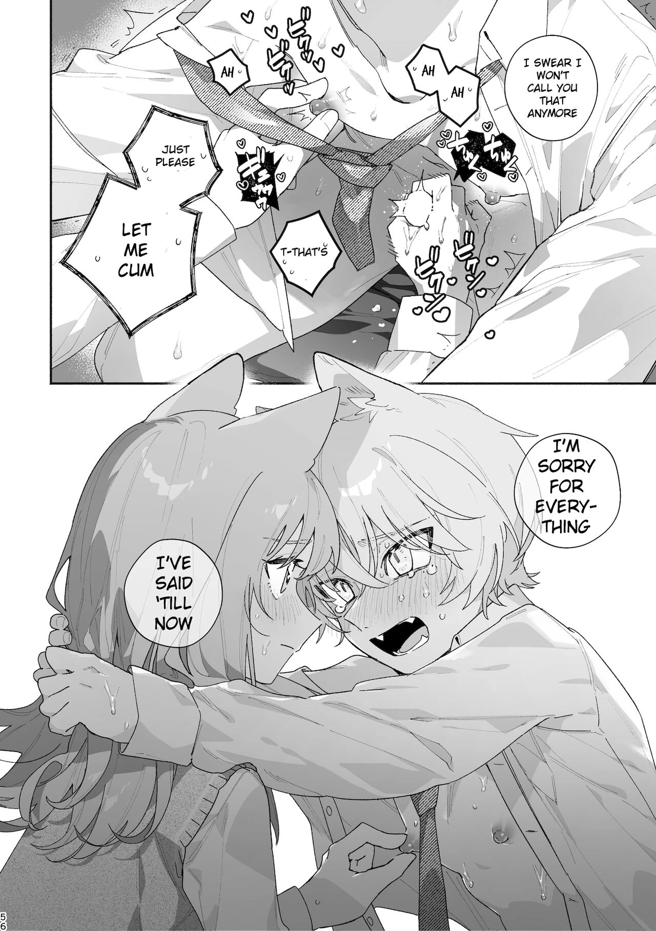 Ga Uke. Neko-chan x Neko-kun porn comic picture 57