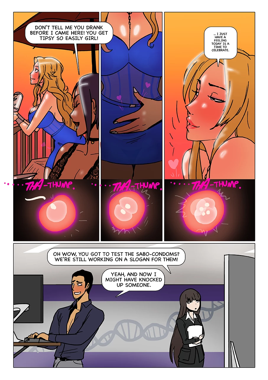 Gairon X Rangiku porn comic picture 8