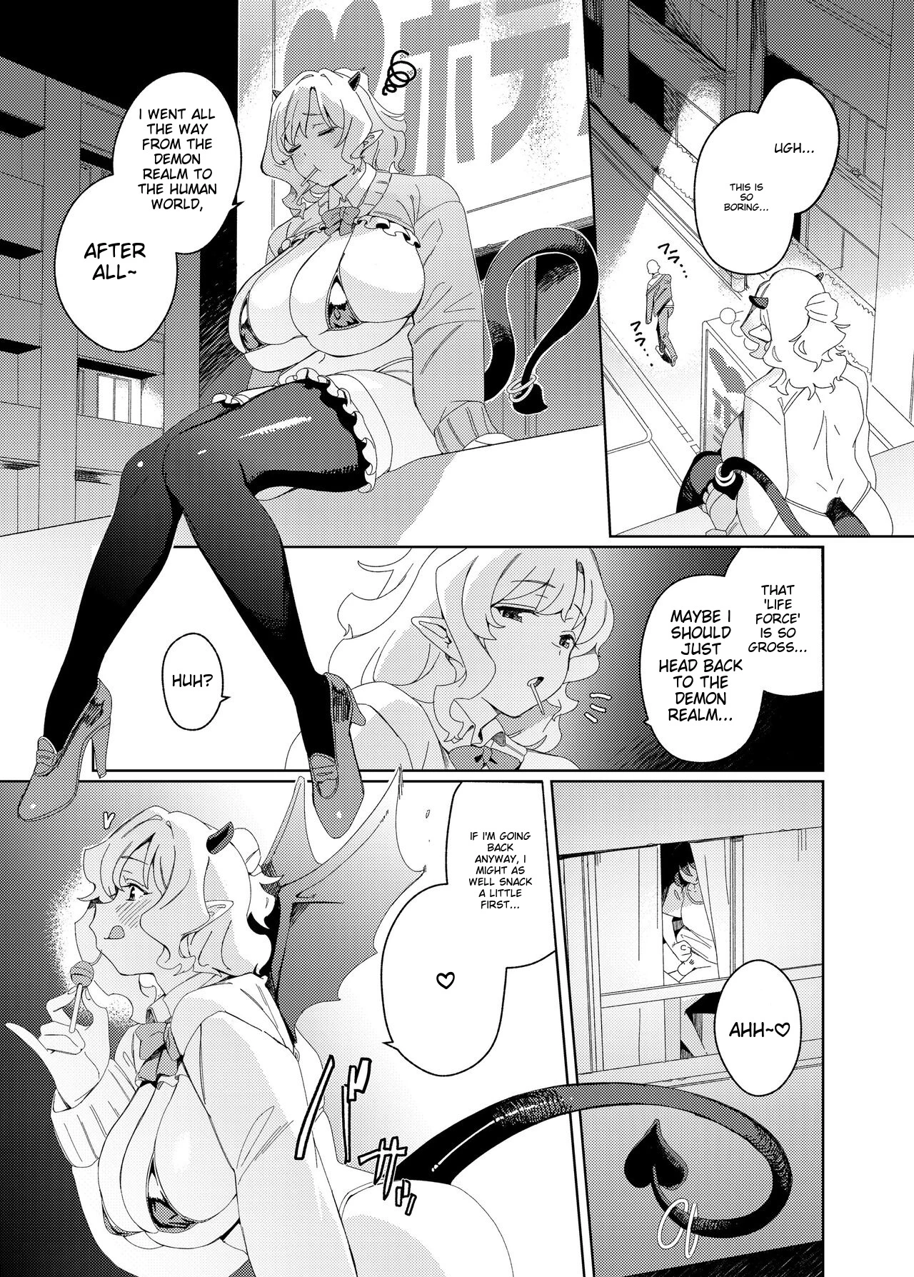 Gal Succubus to Futanari Neet porn comic picture 3