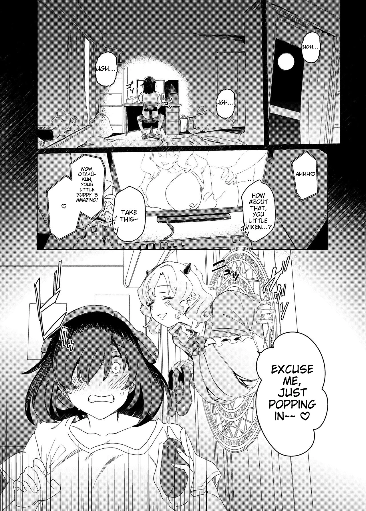 Gal Succubus to Futanari Neet porn comic picture 4