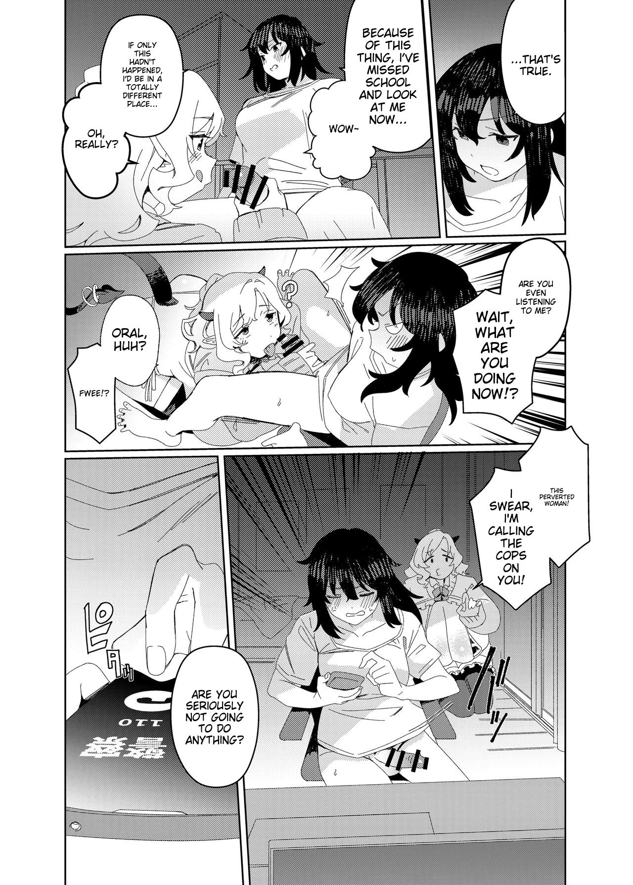Gal Succubus to Futanari Neet porn comic picture 7