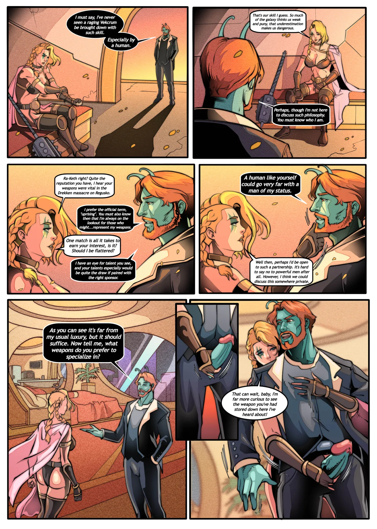 Galaxy of Scum 5: The Pit porn comic picture 11