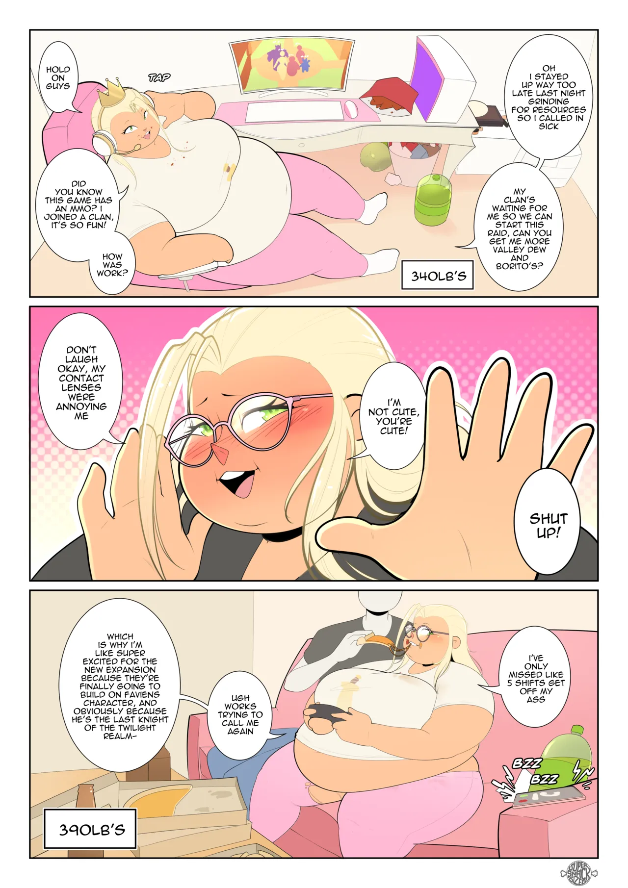 Gamer Girl Gain porn comic picture 18