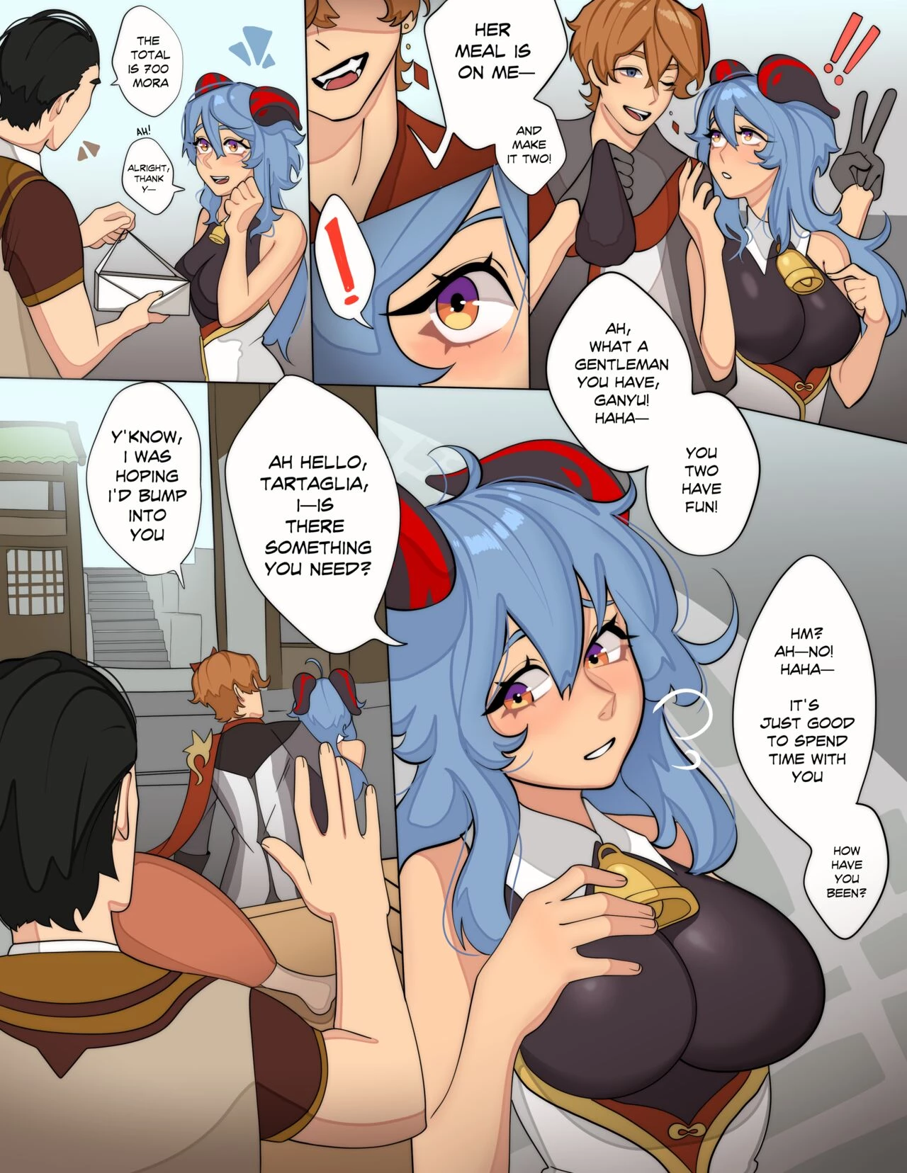 Ganyu's Day Off porn comic picture 3