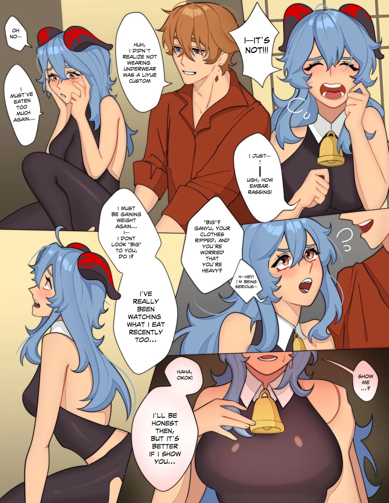 Ganyu's Day Off porn comic picture 6