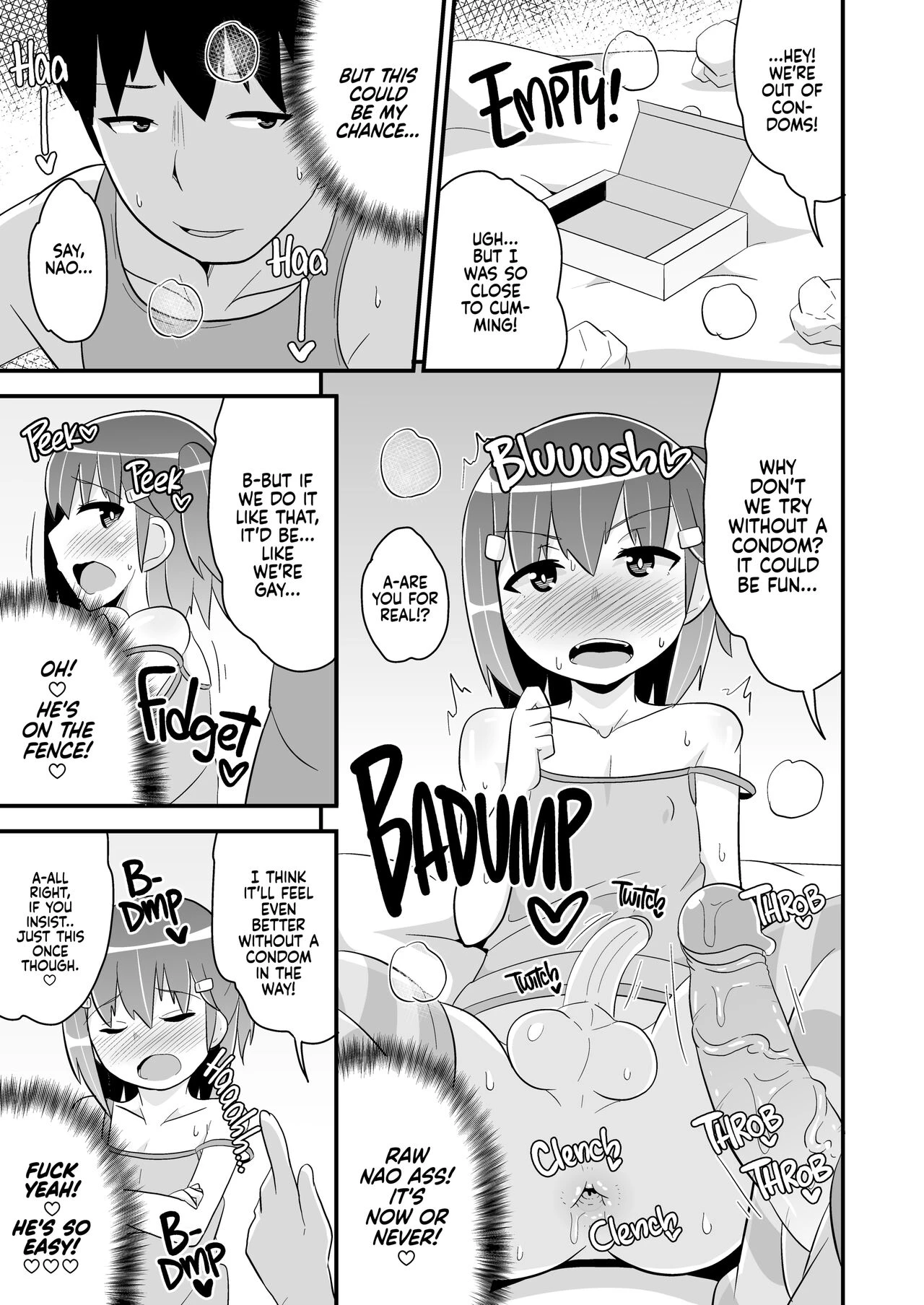 Gay sex with girlfriend 1-2 | Homo Kanojo porn comic picture 12