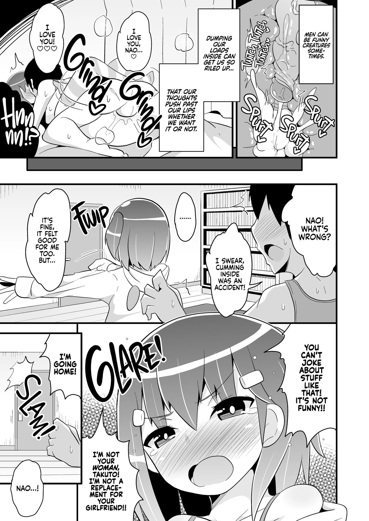 Gay sex with girlfriend 1-2 | Homo Kanojo porn comic picture 16