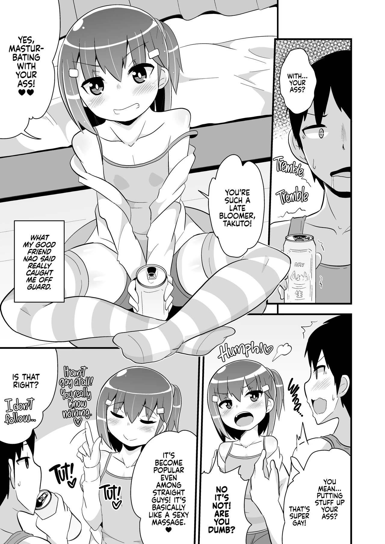 Gay sex with girlfriend 1-2 | Homo Kanojo porn comic picture 2