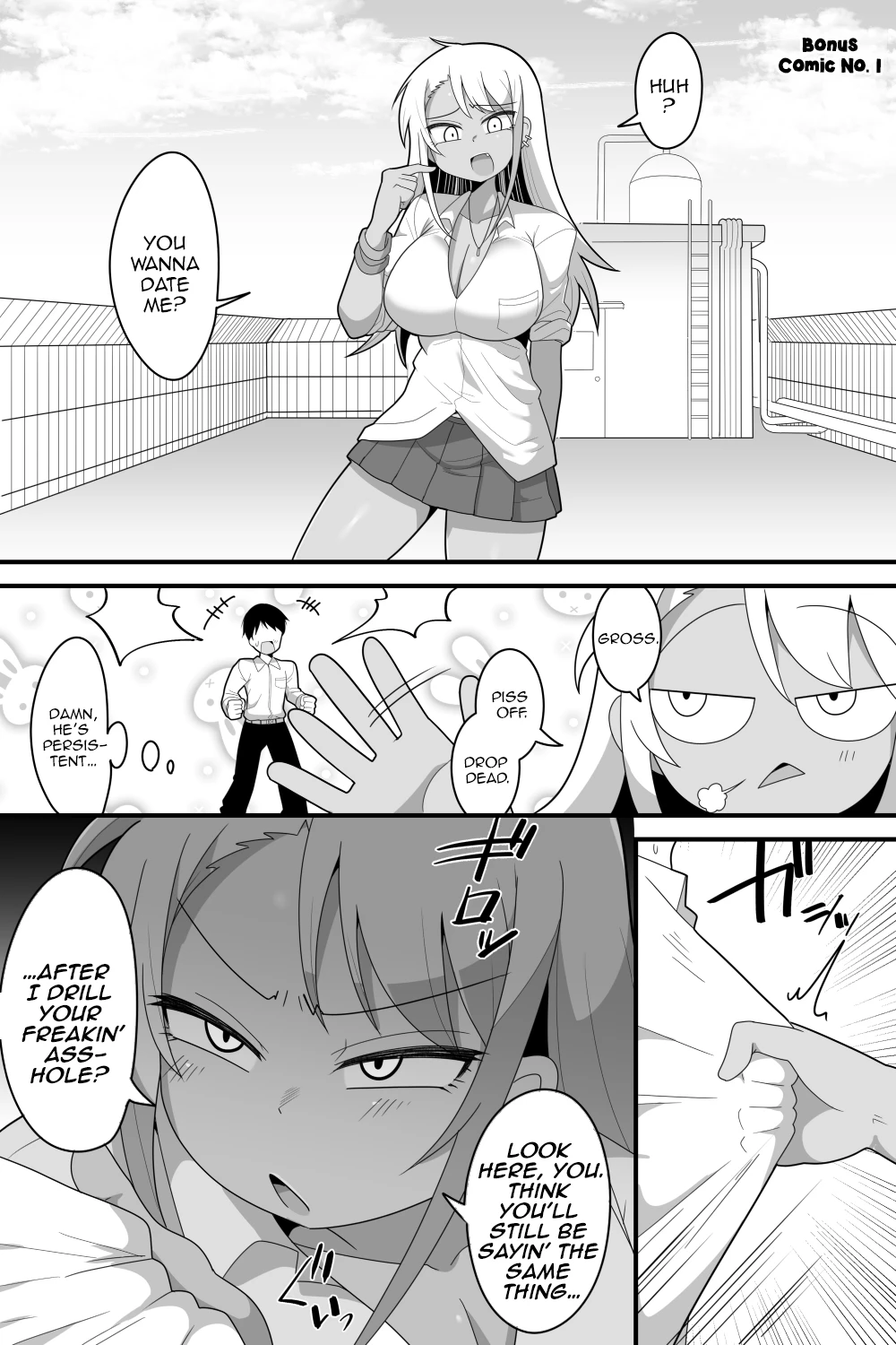 Getting Pampered by Your Futanari Gyaru Girlfriend While She Drills Your Ass | Futanari Gal Kanojo ni Amayakasare nagara Horaretari suru porn comic picture 88