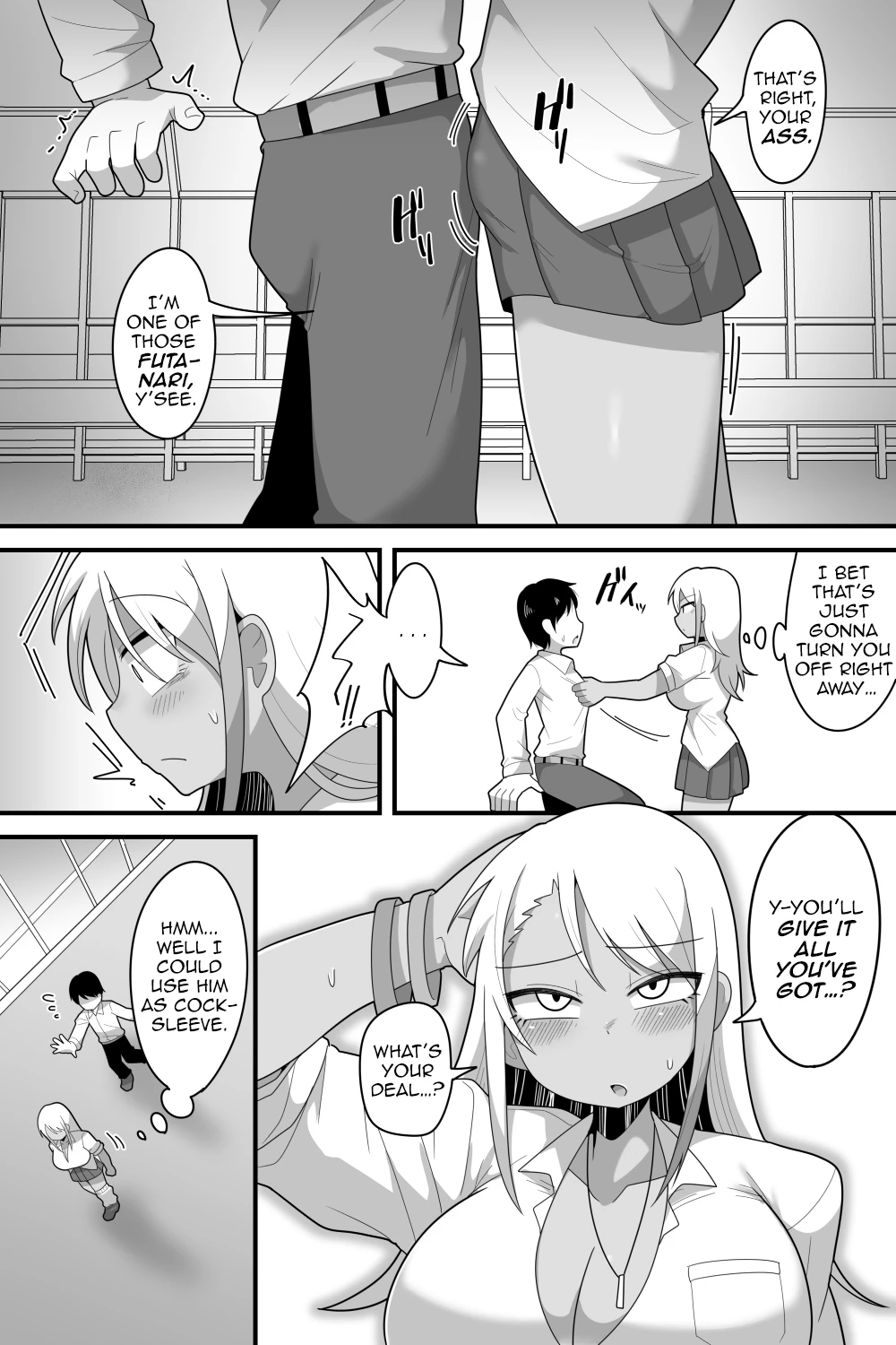 Getting Pampered by Your Futanari Gyaru Girlfriend While She Drills Your Ass | Futanari Gal Kanojo ni Amayakasare nagara Horaretari suru porn comic picture 89