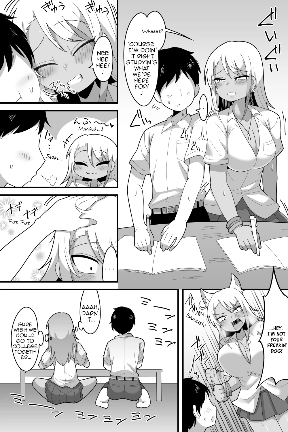 Getting Pampered by Your Futanari Gyaru Girlfriend While She Drills Your Ass | Futanari Gal Kanojo ni Amayakasare nagara Horaretari suru porn comic picture 91