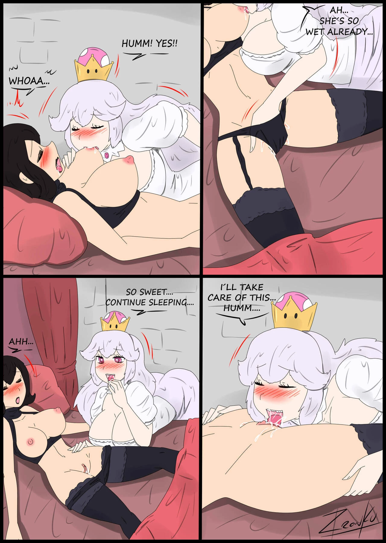 Ghost Visit porn comic picture 2