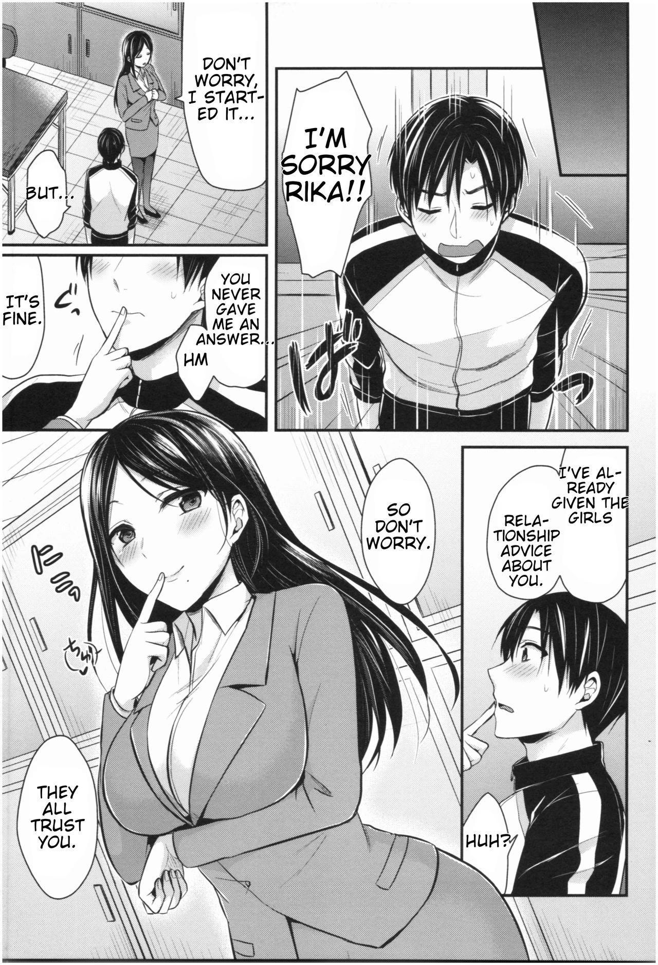 Girls' Athletics Club Harem Training | Joshi Rikujoubu Harem Training porn comic picture 102