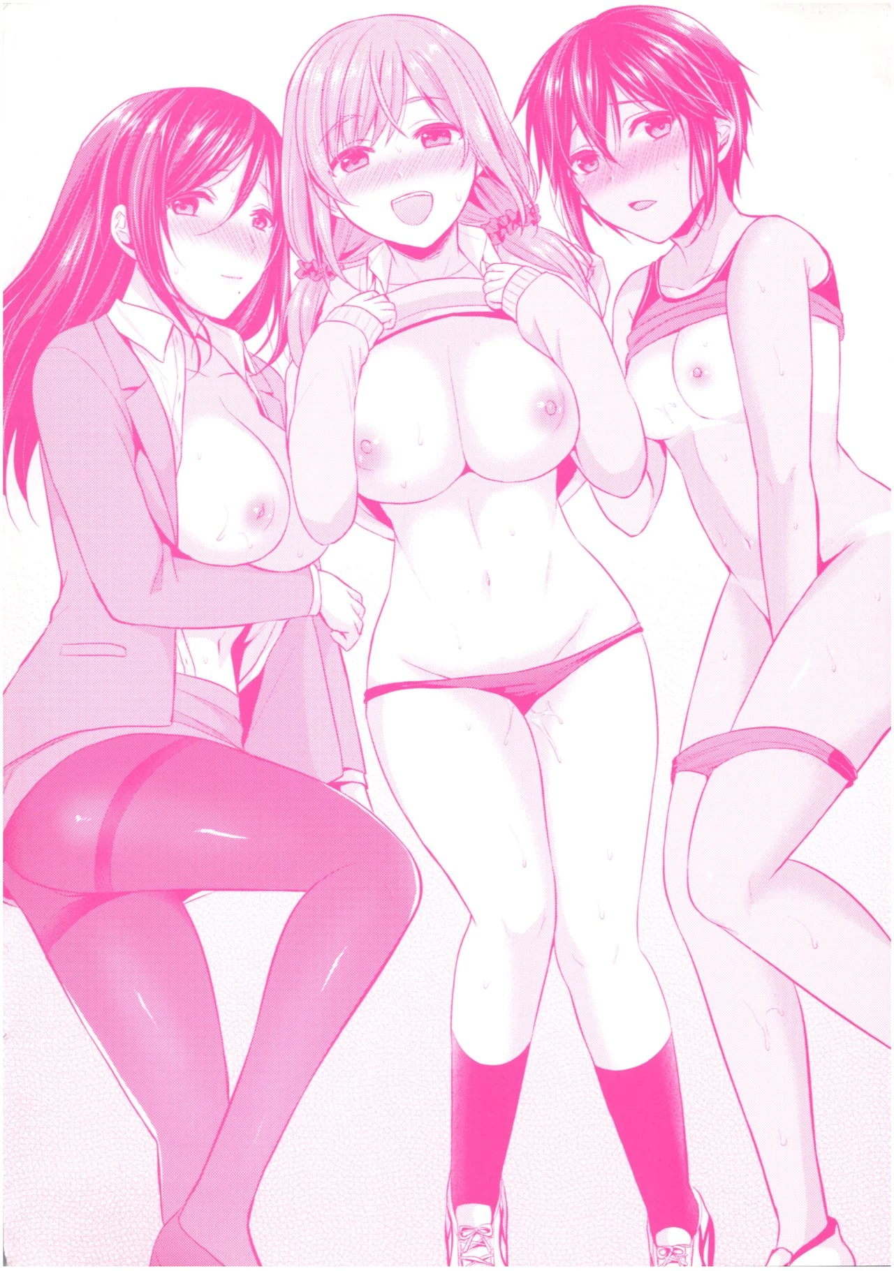 Girls' Athletics Club Harem Training | Joshi Rikujoubu Harem Training porn comic picture 3