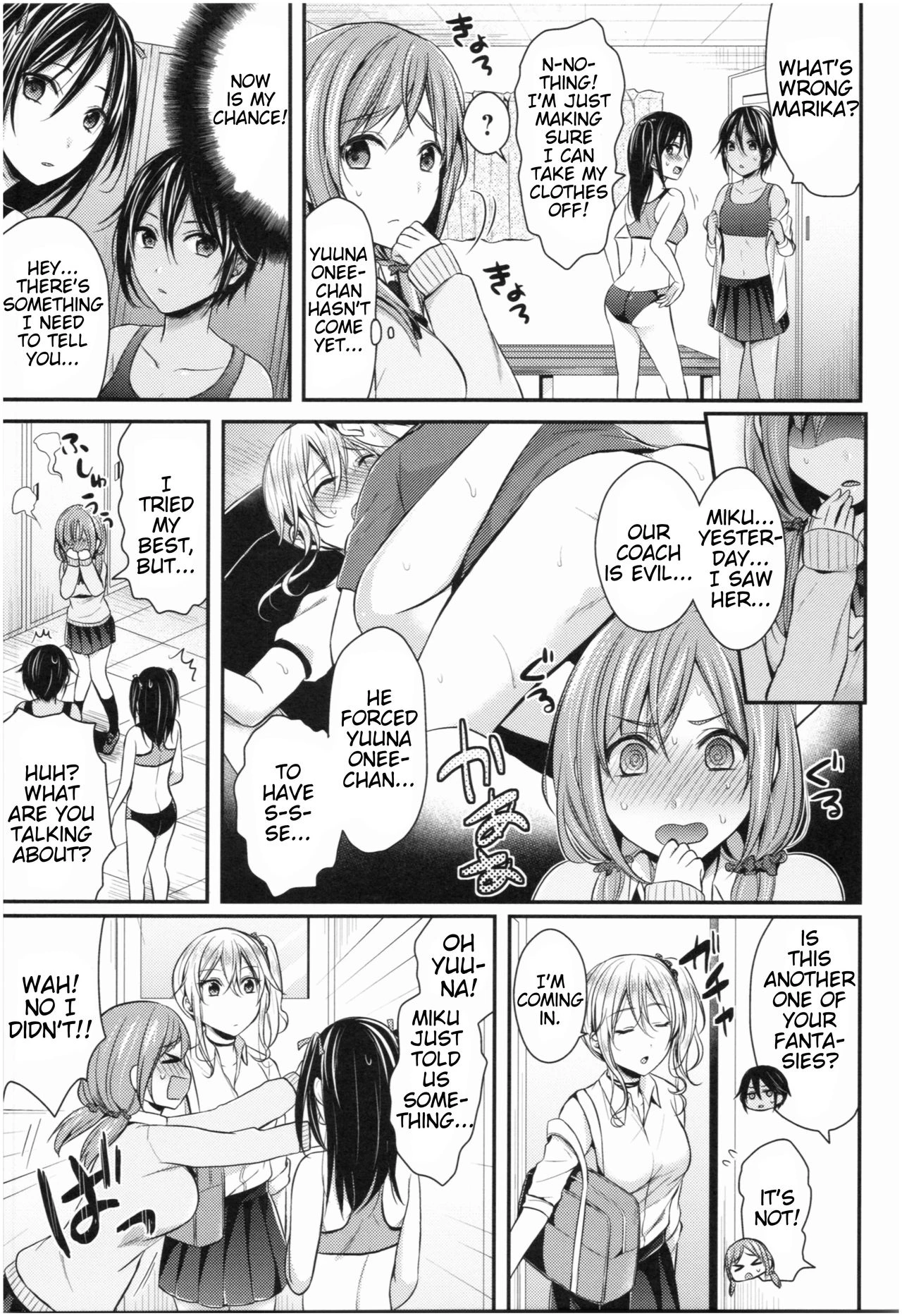 Girls' Athletics Club Harem Training | Joshi Rikujoubu Harem Training porn comic picture 34
