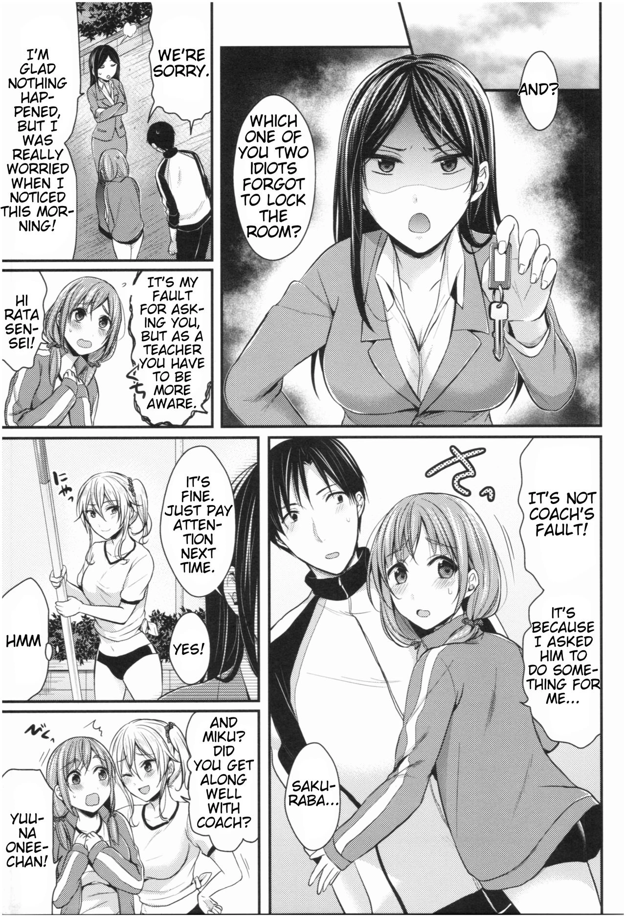 Girls' Athletics Club Harem Training | Joshi Rikujoubu Harem Training porn comic picture 54