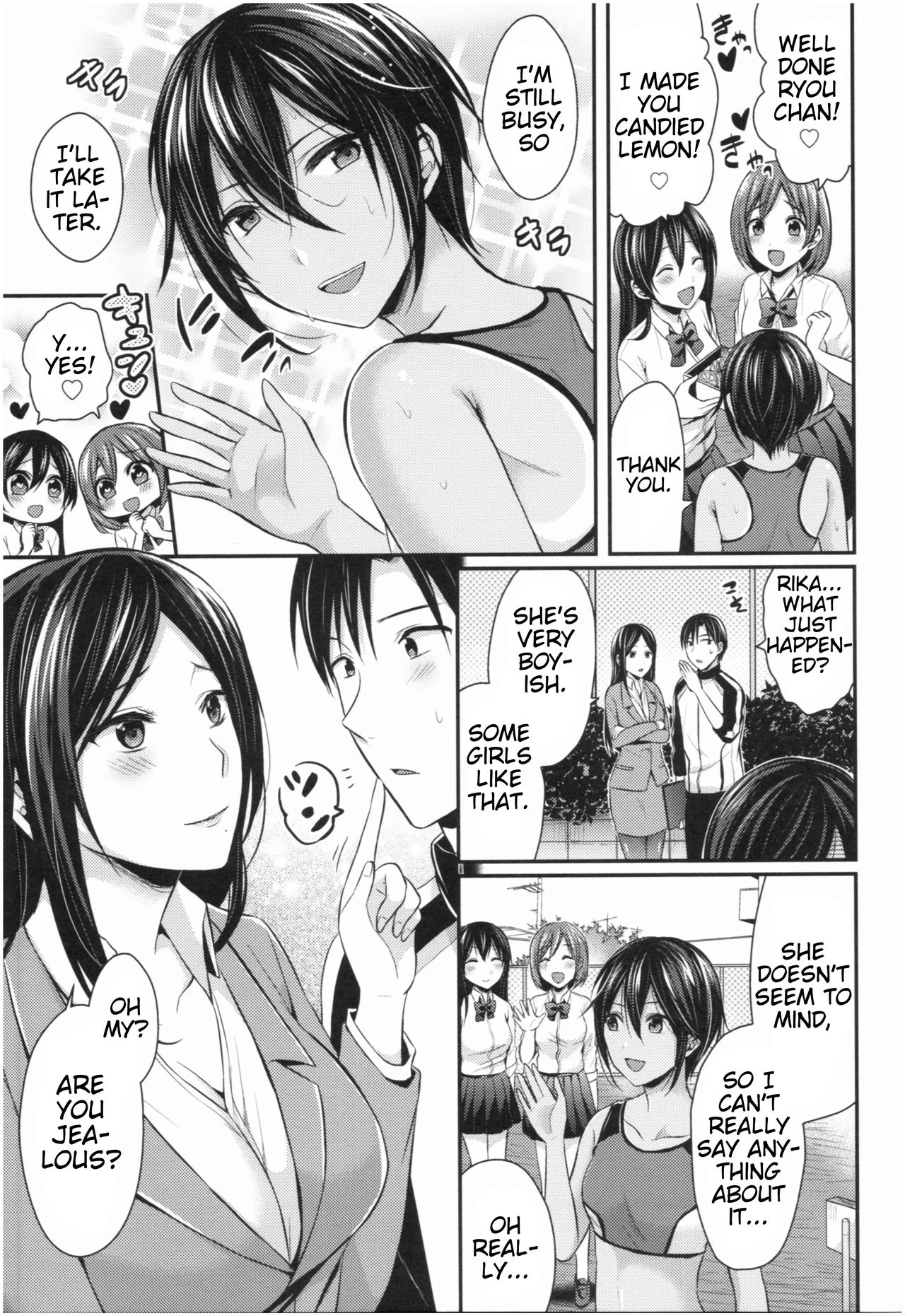 Girls' Athletics Club Harem Training | Joshi Rikujoubu Harem Training porn comic picture 58