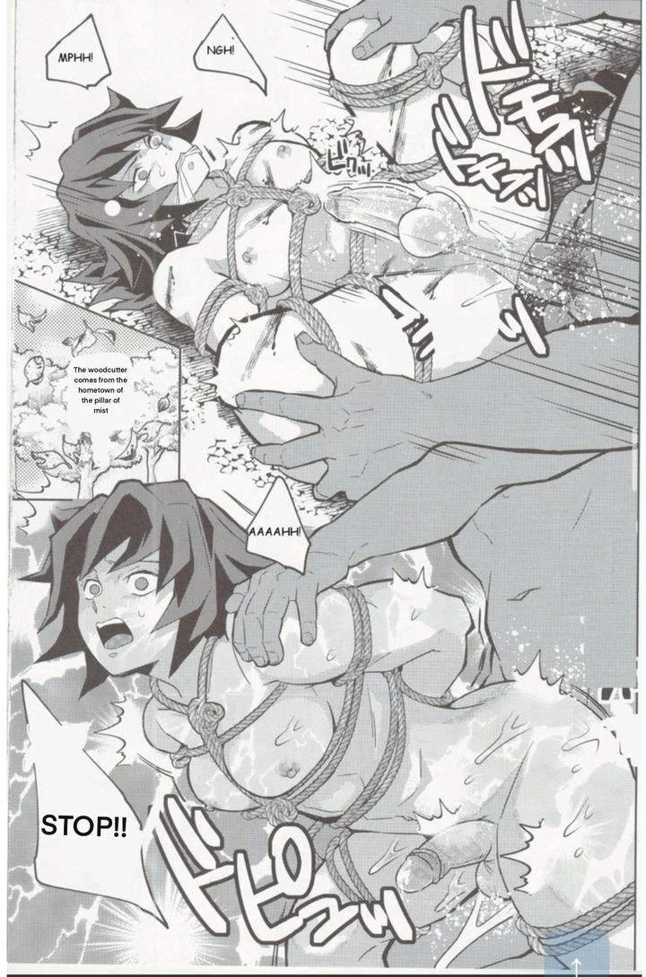 Giyuu's punishment | Tairitsu Ihan Tomioka Giyuu Shobatsu no Sho porn comic picture 14