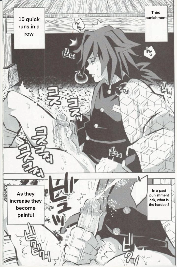 Giyuu's punishment | Tairitsu Ihan Tomioka Giyuu Shobatsu no Sho porn comic picture 8