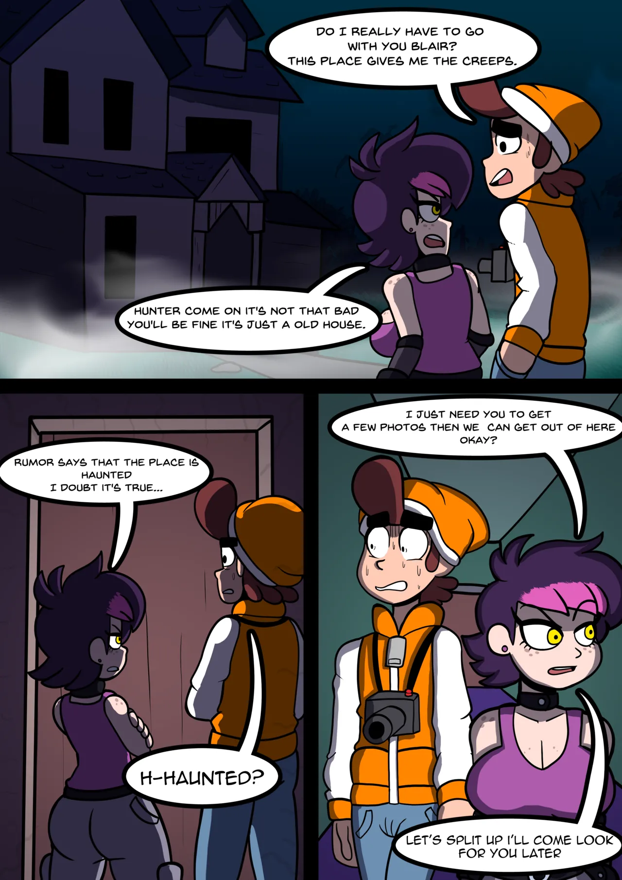 Glory Souls Scared Stiff porn comic picture 2
