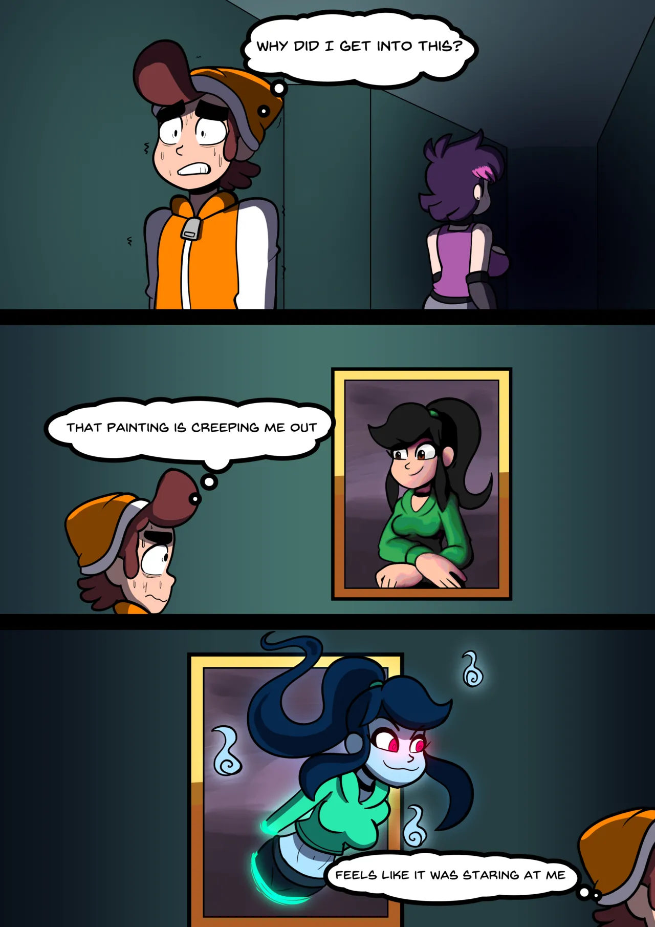 Glory Souls Scared Stiff porn comic picture 3