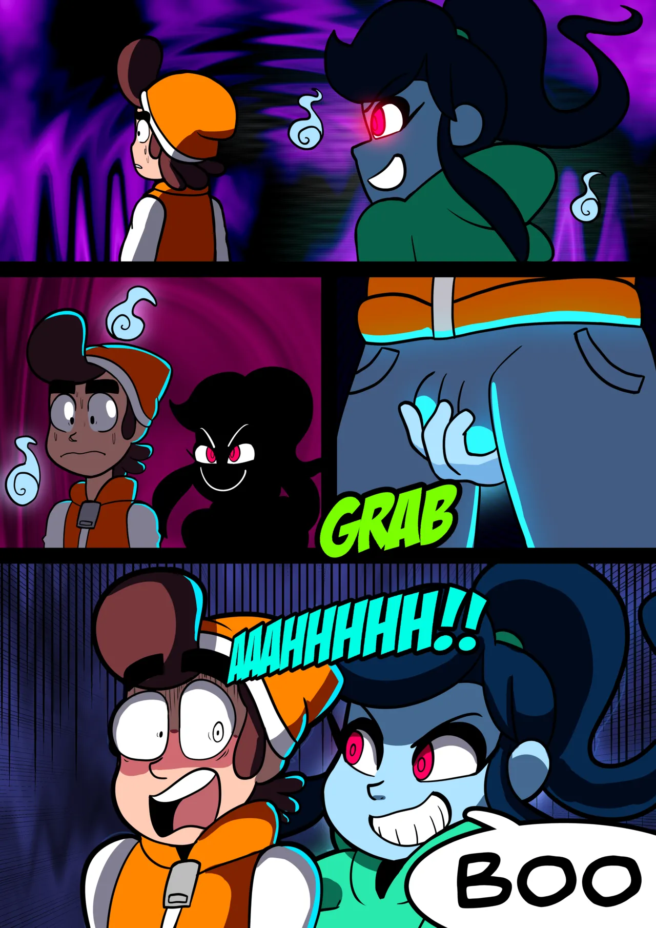 Glory Souls Scared Stiff porn comic picture 4