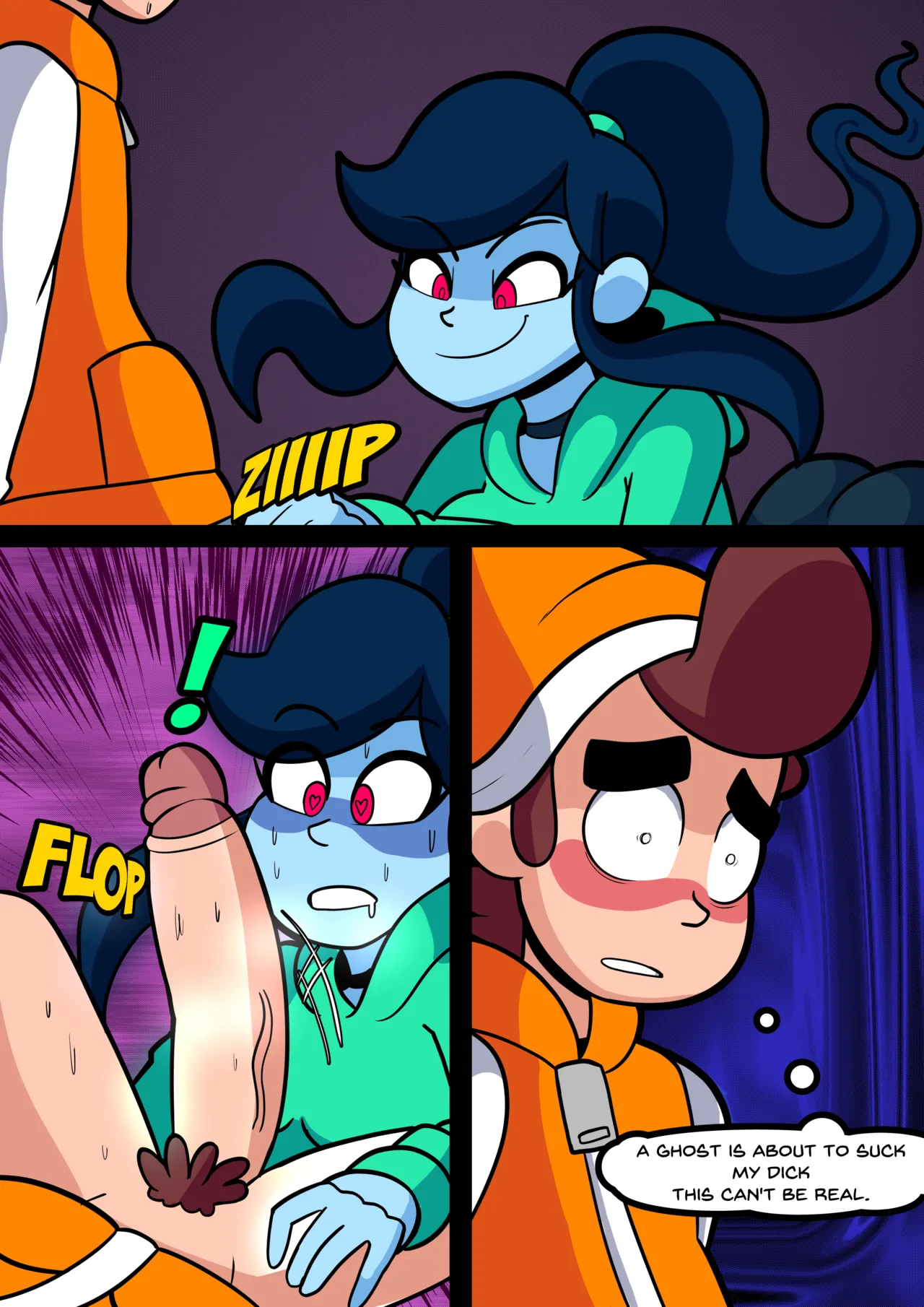 Glory Souls Scared Stiff porn comic picture 9