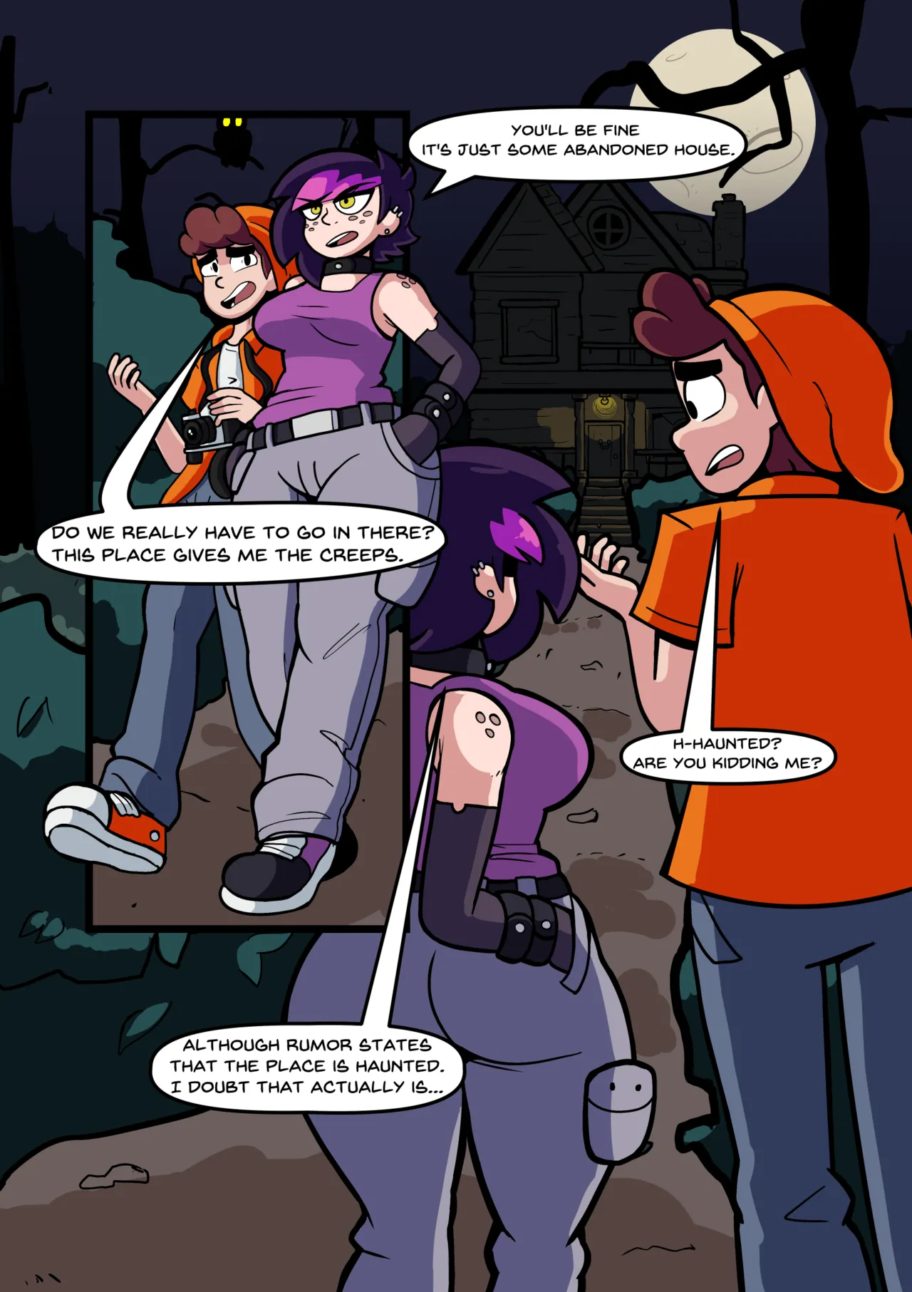 Glory Souls: Scared Stiff (remaster) porn comic picture 3