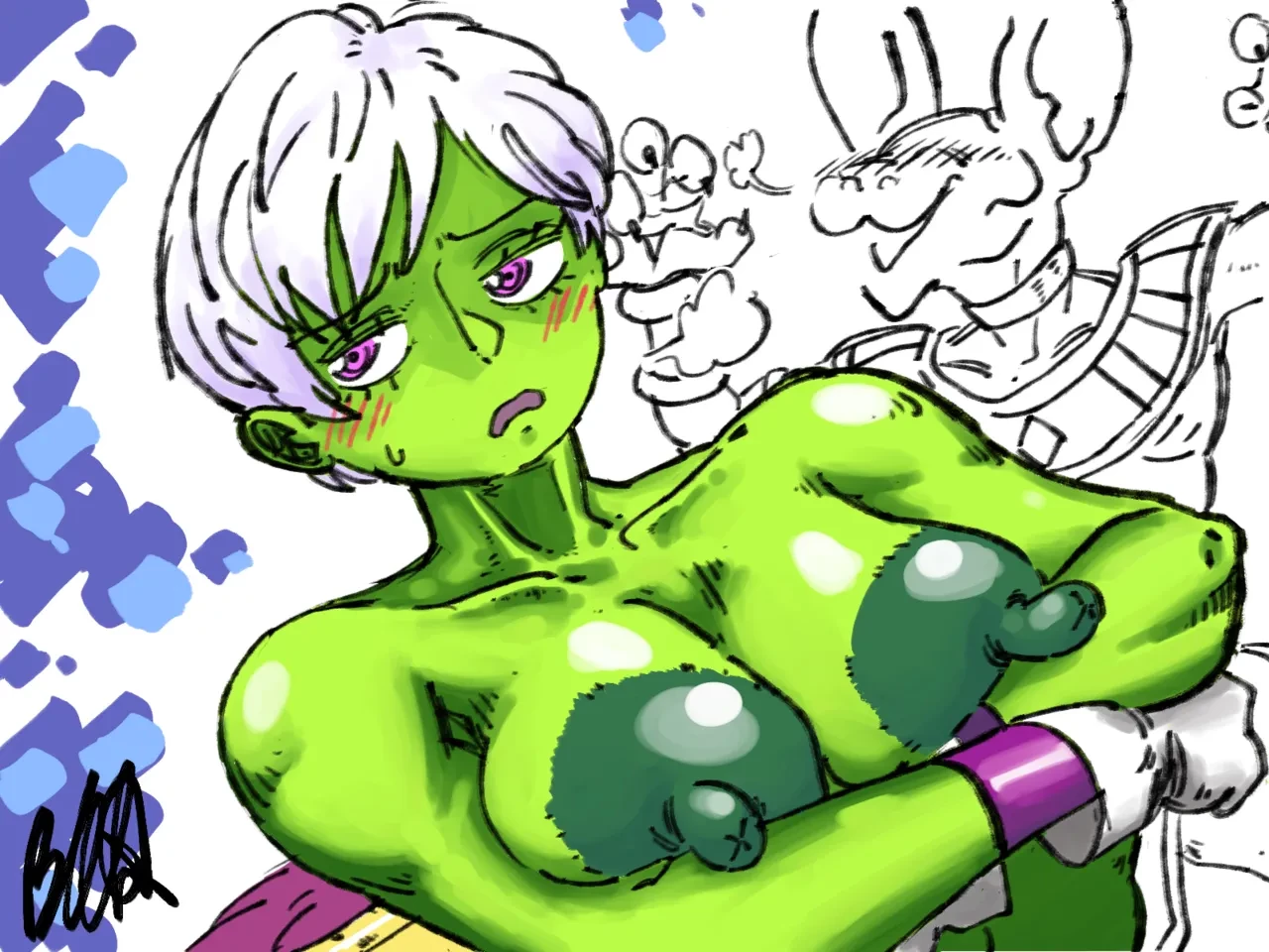 God of Destruction and Cheelai porn comic picture 7